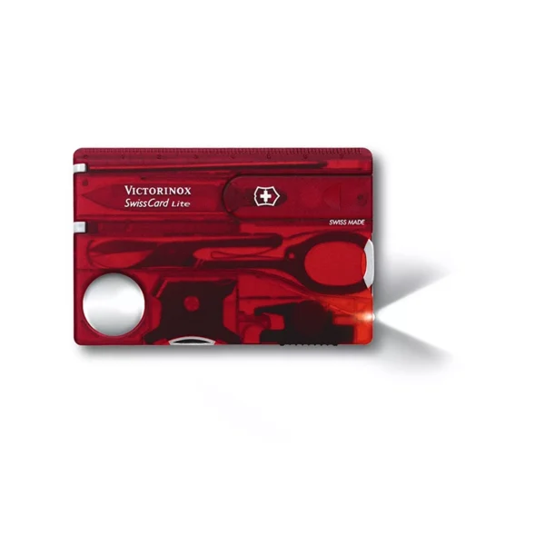 SWISS CARD LITE | 13 Funciones, Rojo - 0.7300.T