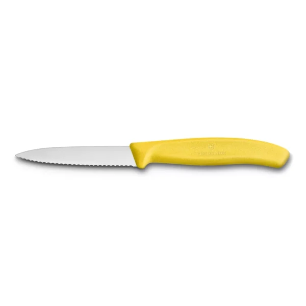 Swiss Classic Amarillo | Cuchillo Mondado Filo dentado 8 cm