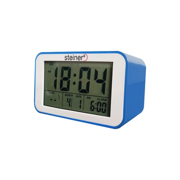 Reloj Despertador | Digital rectangular, Azul - L12002BL - Imagen 3