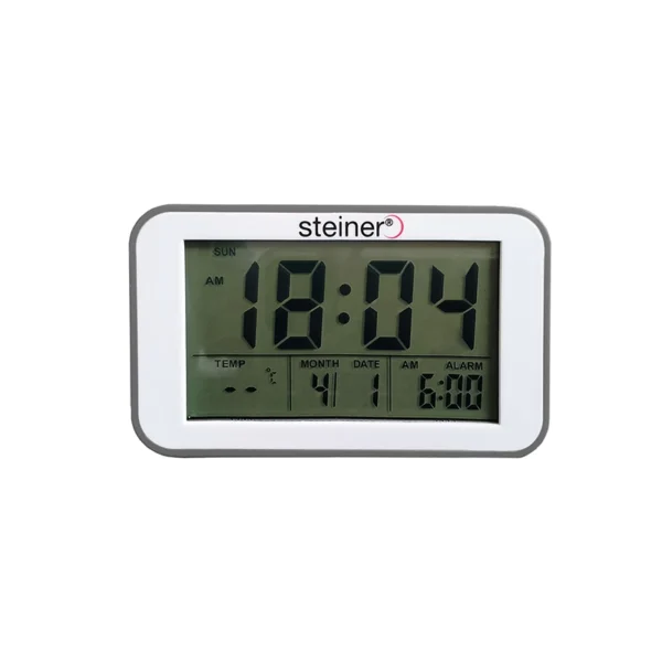 Reloj Despertador | Digital rectangular, Gris - L12002GY