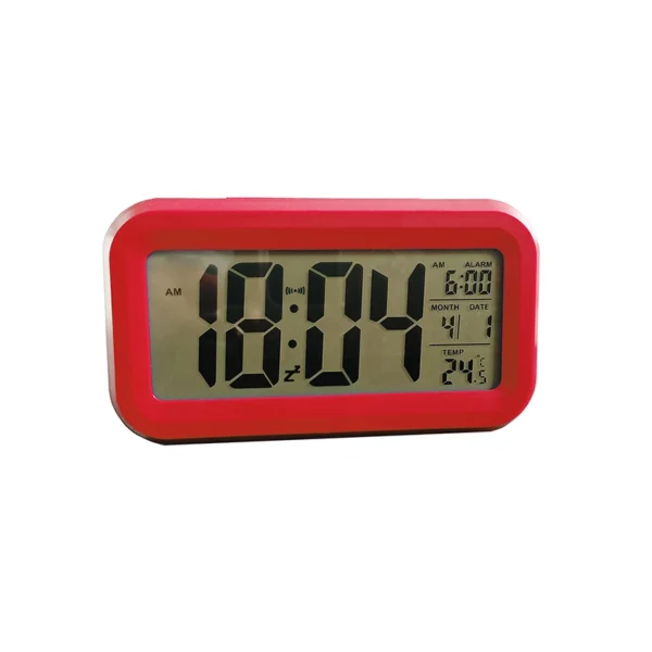 Reloj Despertador | Digital rectangular, Rojo - LED13701RD