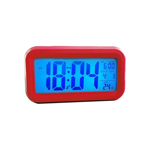 Reloj Despertador | Digital rectangular, Rojo - LED13701RD - Imagen 2