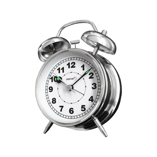 Reloj Despertador | Análogo Campana, Plata - TB11501SLV - Imagen 2