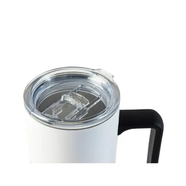 Wallis | Taza térmica con protector deslizante, 500 ml, blanco - M2890774 - Imagen 4