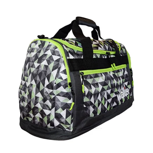 Wallis | Maleta Deportiva 50L Poliéster Cuadros Negro/Verde- S0303297 - Imagen 2