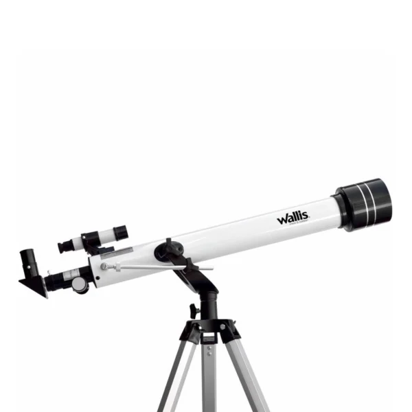 Wallis | Telescopio Refractor con montura altazimutal, amp.525 x, 700 mm x 60 mm, blanco - TE610711 - Imagen 2