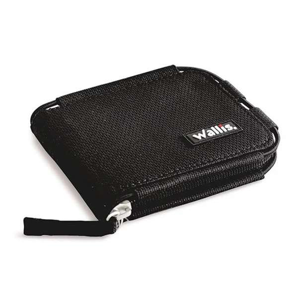 Wallis | Cartera unisex c/ 6 compartimientos, negra - W0303307