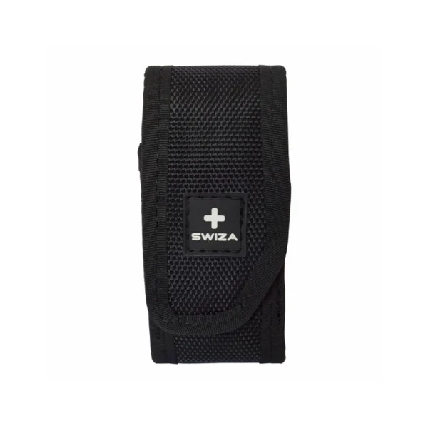 Swiza | Funda nylon negro con velcro, para navaja Swiza, mediana - XSP.1009.M