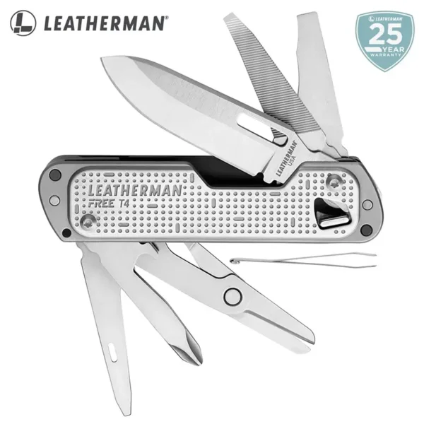 Leatherman | Multiherramienta FREE T4 Plata - LEA-005-071