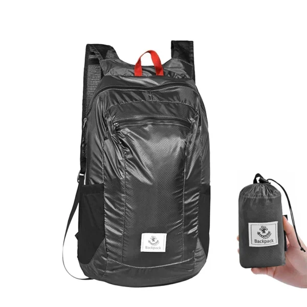 4Monster | Mochila de Nylon Ultra Ligera Negro - MON-030-001