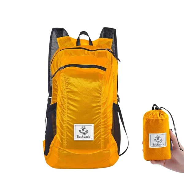 4Monster | Mochila de Nylon Ultra Ligera Naranja - MON-030-002