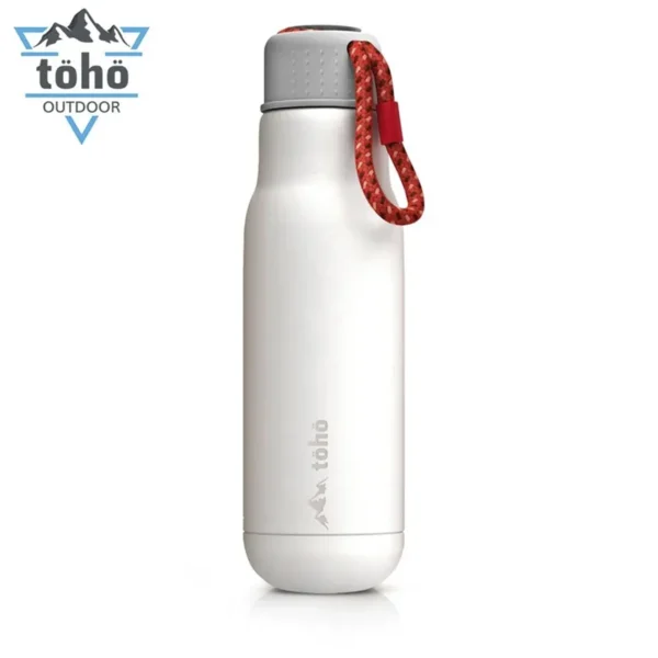 Tooho | Termo de Acero Inoxidable de 500 ml Blanco  - TOH-015-001